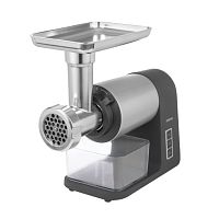 Мясорубка Centek CT-1607 3000Bт, DC мотор, 3 диска, алюм.лоток, насадки колбас и кеббе