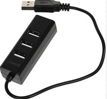Разветвитель USB 2.0 BPH-1906 4порт. черный