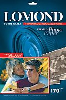 Бумага Lomond 1101305 A4/170г/м2/20л./белый полуглянцевое для струйной печати