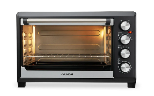 Мини-печь Hyundai MIO-HY075 38л. 2000Вт серебристый/черный 