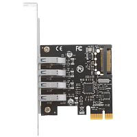 Контроллер ExeGate EXE-314 (PCI-E 2.0, 4*USB3.0 ext., разъем доп.питания)