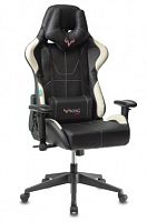 Кресло игровое Zombie VIKING 5 AERO черный/белый эко.кожа с подголов. крестов. пластик
