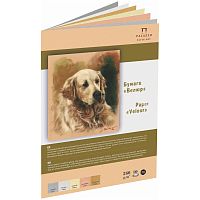 Папка для пастели 10л. 195*220мм Лилия Холдинг "Velour", 260 г/м2, 5 цветов