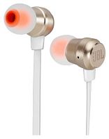Наушники вкладыши проводные JBL TUNE T290 GOLD [ПИ]