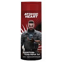 Atomic Heart Шампунь-гель-пена увлажняющий 3в1 д/мужчин 400мл