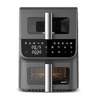 Аэрогриль Centek CT-3107  <3,5л+6,5л> 2чаши 2800Вт, сенсорное управление, 10 программ, автовыкл.